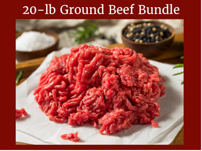 20 lb Ground Beef Bundle