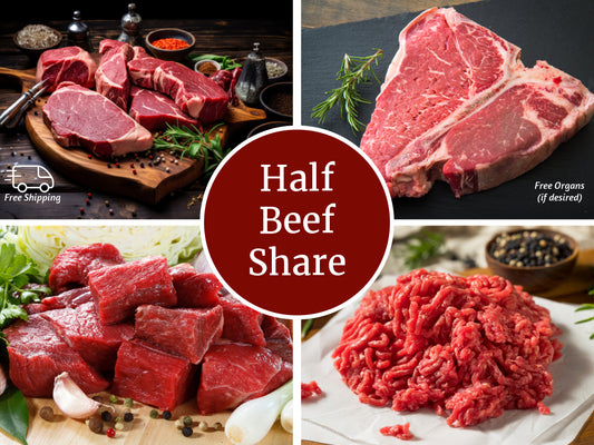 Half Beef Share (190-220 Pounds) - Deposit Only